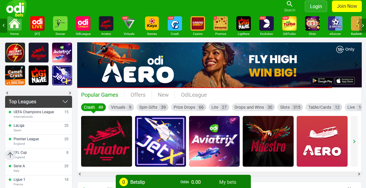 Aviator Predictor at OdiBets Casino